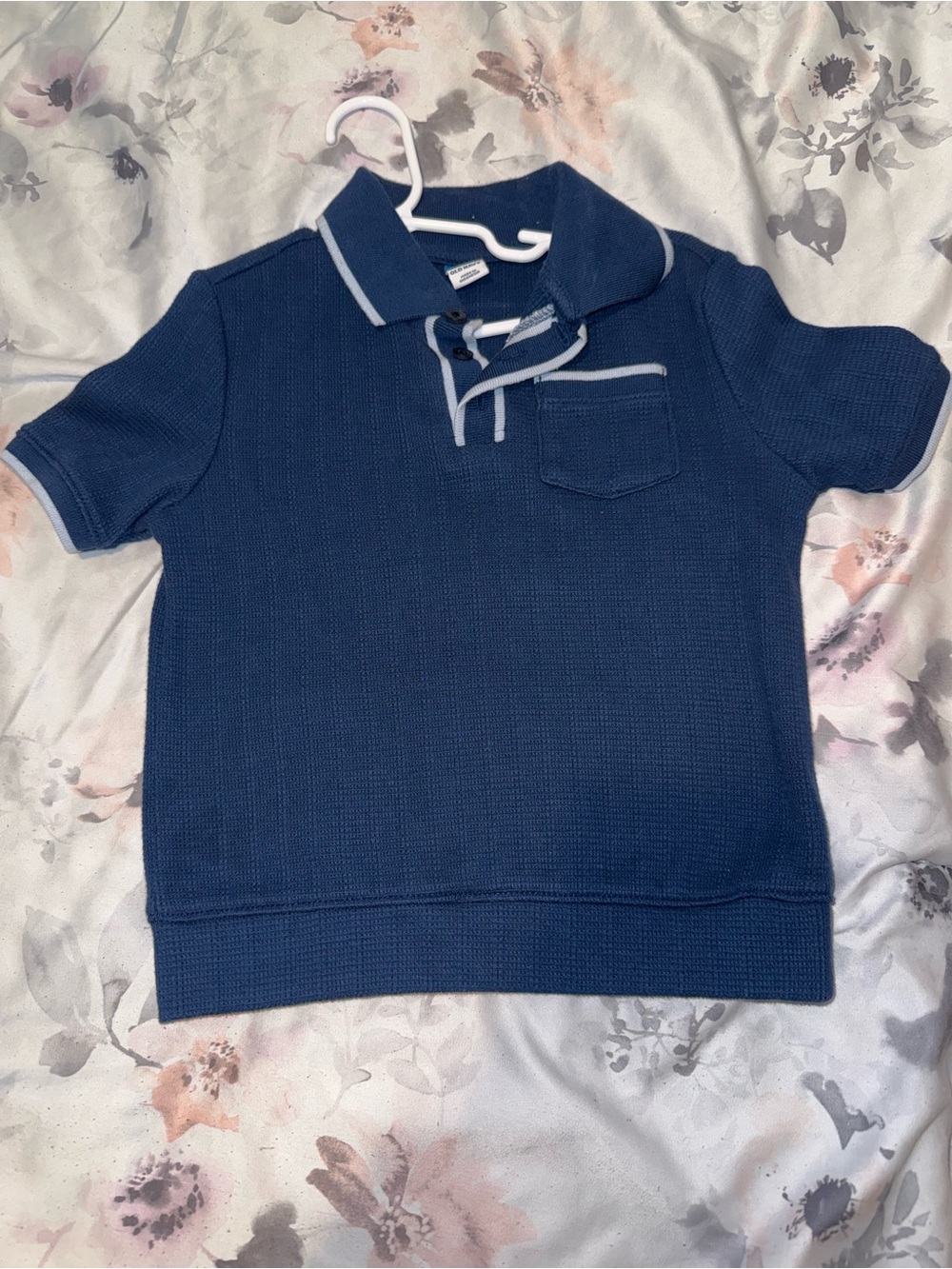Old Navy Navy Blue Polo with White Trim - Kids